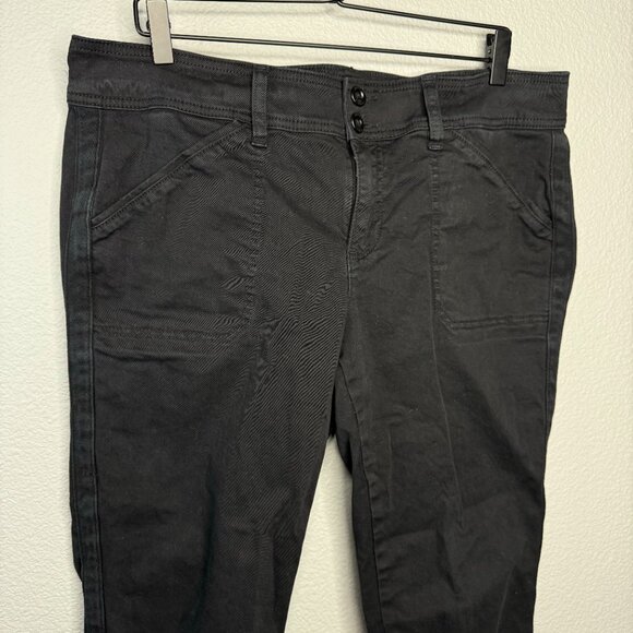 Talbots Black Cargo Skinny Jeans - Picture 2 of 8